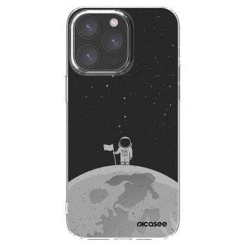 Picasee silikonski prozorni ovitek za Apple iPhone 15 Pro Max - Astronaut