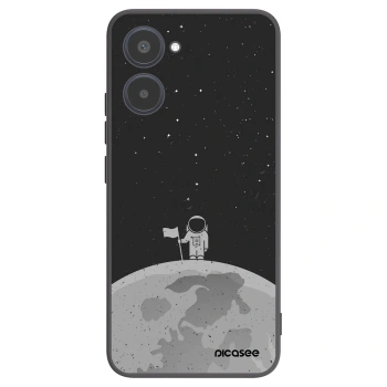 Picasee silikonski črni ovitek za Realme 10 4G - Astronaut