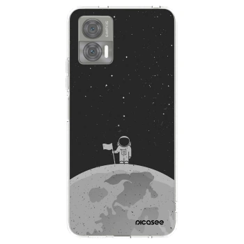 Picasee silikonski prozorni ovitek za Motorola Edge 30 Neo - Astronaut