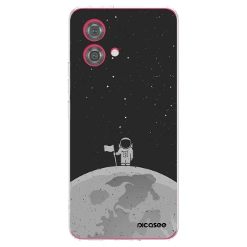 Picasee silikonski prozorni ovitek za Motorola Moto G84 5G - Astronaut