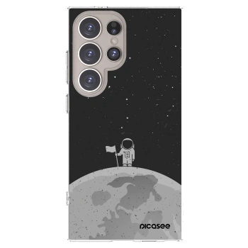 Picasee silikonski prozorni ovitek za Samsung Galaxy S24 Ultra S928B 5G - Astronaut