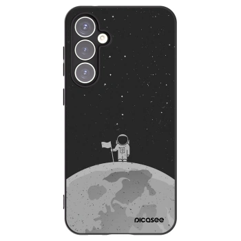 Picasee silikonski črni ovitek za Samsung Galaxy S23 FE S711B - Astronaut