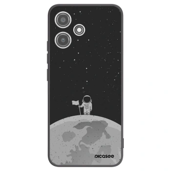 Picasee silikonski črni ovitek za Xiaomi Redmi 12 5G - Astronaut