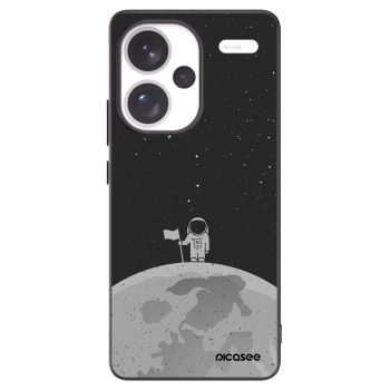 Picasee silikonski črni ovitek za Xiaomi Redmi Note 13 Pro+ 5G - Astronaut