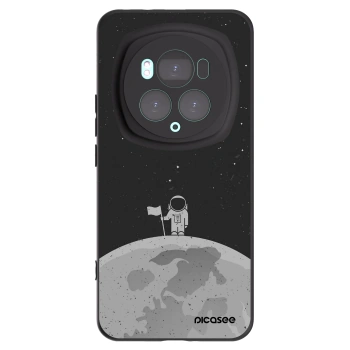 Picasee silikonski črni ovitek za Honor Magic6 Pro - Astronaut