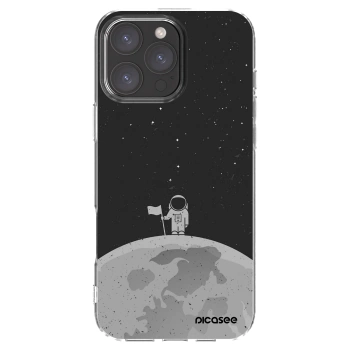 Picasee silikonski prozorni ovitek za Apple iPhone 16 Pro Max - Astronaut