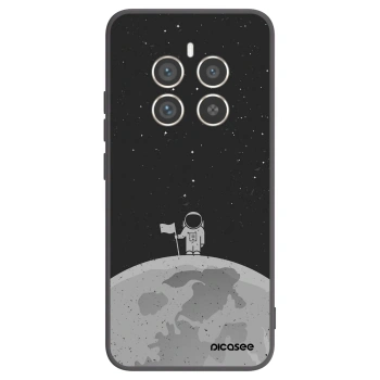 Picasee silikonski črni ovitek za Realme 12 Pro 5G - Astronaut