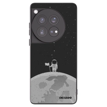 Picasee silikonski črni ovitek za OnePlus 12 5G - Astronaut