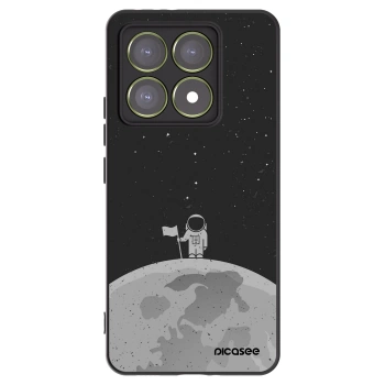 Picasee silikonski črni ovitek za Xiaomi 14T - Astronaut