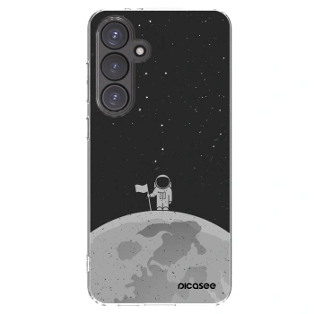 Picasee silikonski prozorni ovitek za Samsung Galaxy S24 FE S721B - Astronaut