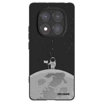 Picasee silikonski črni ovitek za Xiaomi Redmi Note 14 Pro 5G - Astronaut