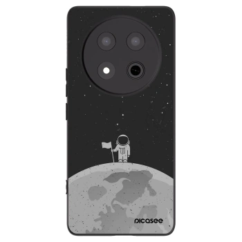Picasee silikonski črni ovitek za Honor Magic7 Lite 5G - Astronaut