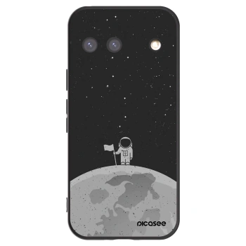 Picasee silikonski črni ovitek za Google Pixel 9 - Astronaut