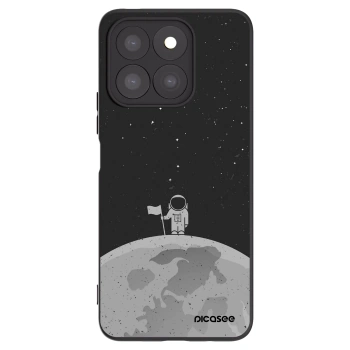 Picasee silikonski črni ovitek za Honor X8c - Astronaut