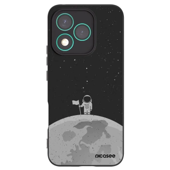Picasee silikonski črni ovitek za Honor 400 Lite 5G - Astronaut