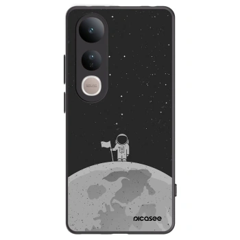 Picasee silikonski črni ovitek za Vivo V50 Lite 5G - Astronaut