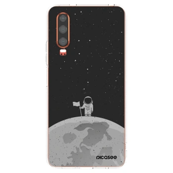 Picasee silikonski prozorni ovitek za Huawei P30 - Astronaut