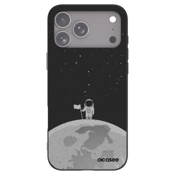 Picasee silikonski črni ovitek za Apple iPhone 17 Pro Max - Astronaut
