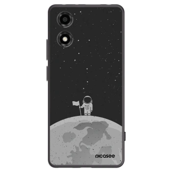 Picasee silikonski črni ovitek za Motorola Moto E14 - Astronaut