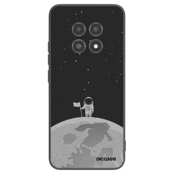 Picasee silikonski črni ovitek za Realme 12X - Astronaut