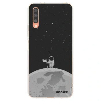 Picasee silikonski prozorni ovitek za Samsung Galaxy A70 A705F - Astronaut