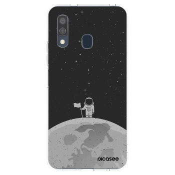 Picasee silikonski prozorni ovitek za Samsung Galaxy A40 A405F - Astronaut