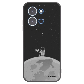 Picasee silikonski črni ovitek za Xiaomi Redmi 15C 4G - Astronaut