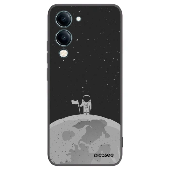 Picasee silikonski črni ovitek za Vivo Y29s 5G - Astronaut