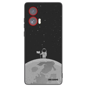 Picasee silikonski črni ovitek za Motorola Edge 50 Fusion - Astronaut