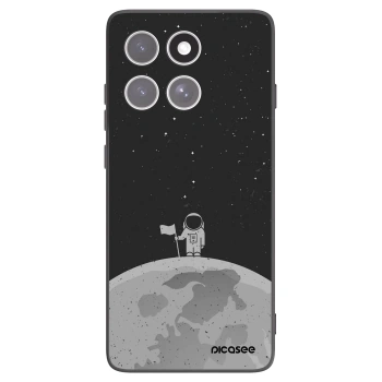 Picasee silikonski črni ovitek za Motorola Edge 60 Fusion - Astronaut