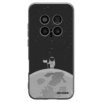 Picasee silikonski črni ovitek za Honor Magic8 Pro 5G - Astronaut