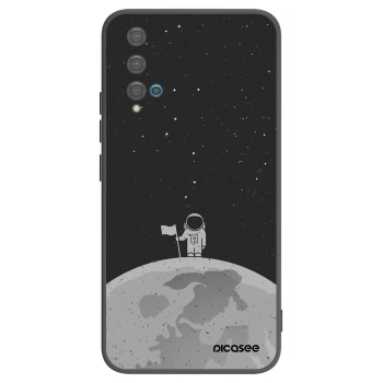Picasee silikonski črni ovitek za Huawei Nova 5T - Astronaut