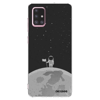 Picasee silikonski prozorni ovitek za Samsung Galaxy A71 A715F - Astronaut
