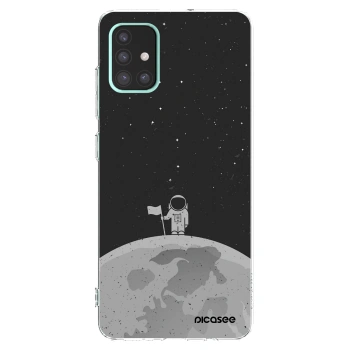Picasee silikonski prozorni ovitek za Samsung Galaxy A51 A515F - Astronaut