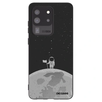 Picasee silikonski črni ovitek za Samsung Galaxy S20 Ultra 5G G988F - Astronaut