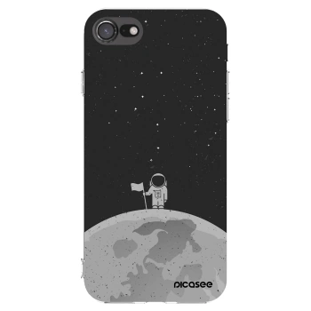 Picasee silikonski prozorni ovitek za Apple iPhone SE 2020 - Astronaut