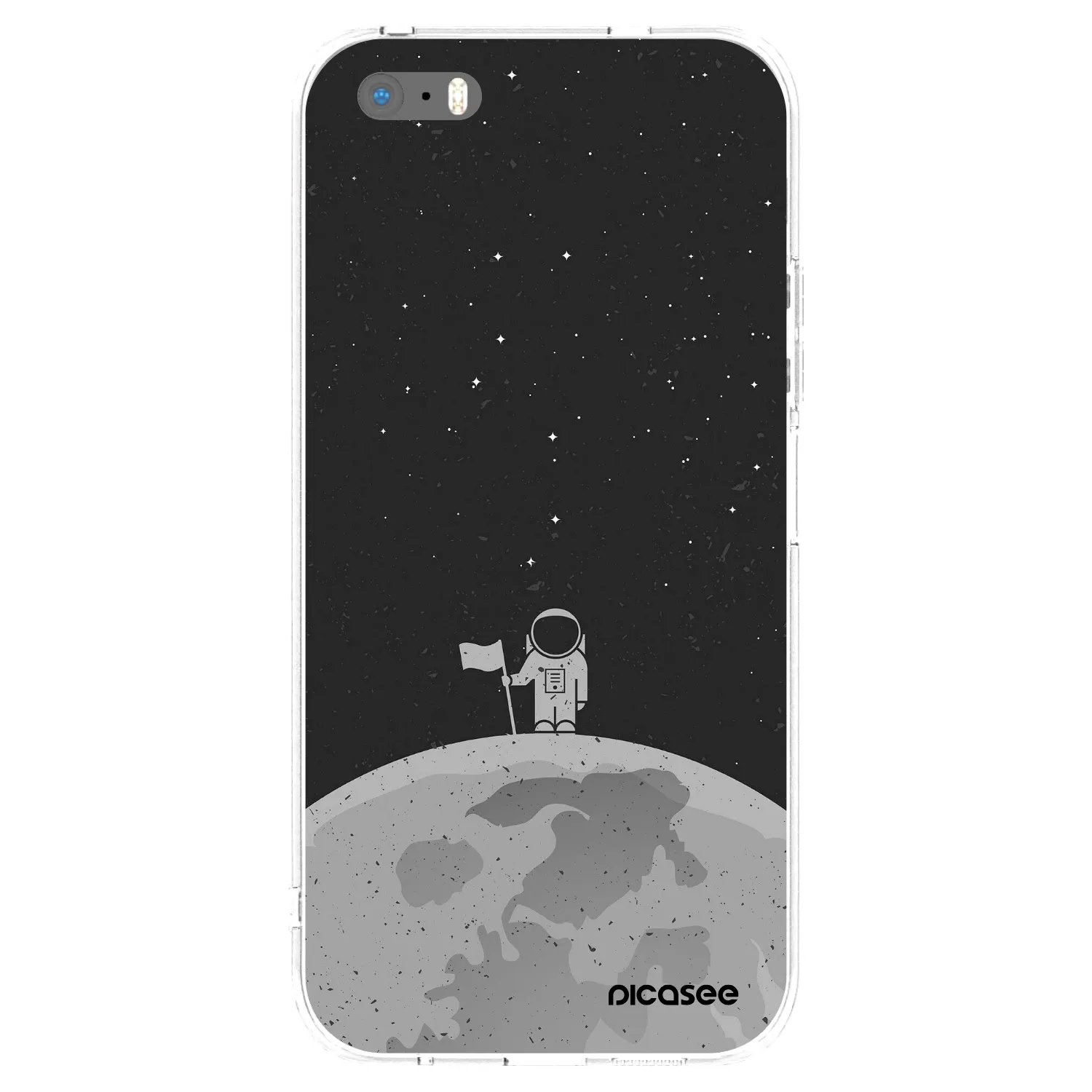 Picasee silikonski prozorni ovitek za Apple iPhone 5/5S/SE - Astronaut