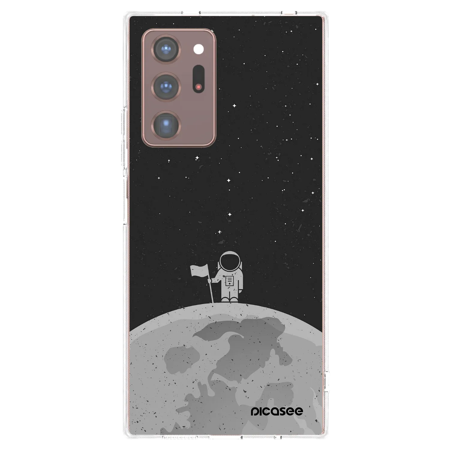 Picasee silikonski prozorni ovitek za Samsung Galaxy Note 20 Ultra - Astronaut