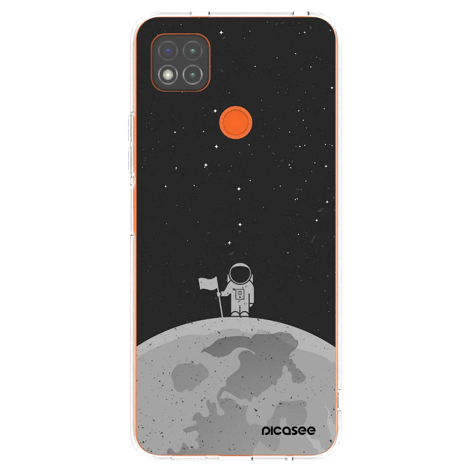 Picasee silikonski prozorni ovitek za Xiaomi Redmi 9C - Astronaut