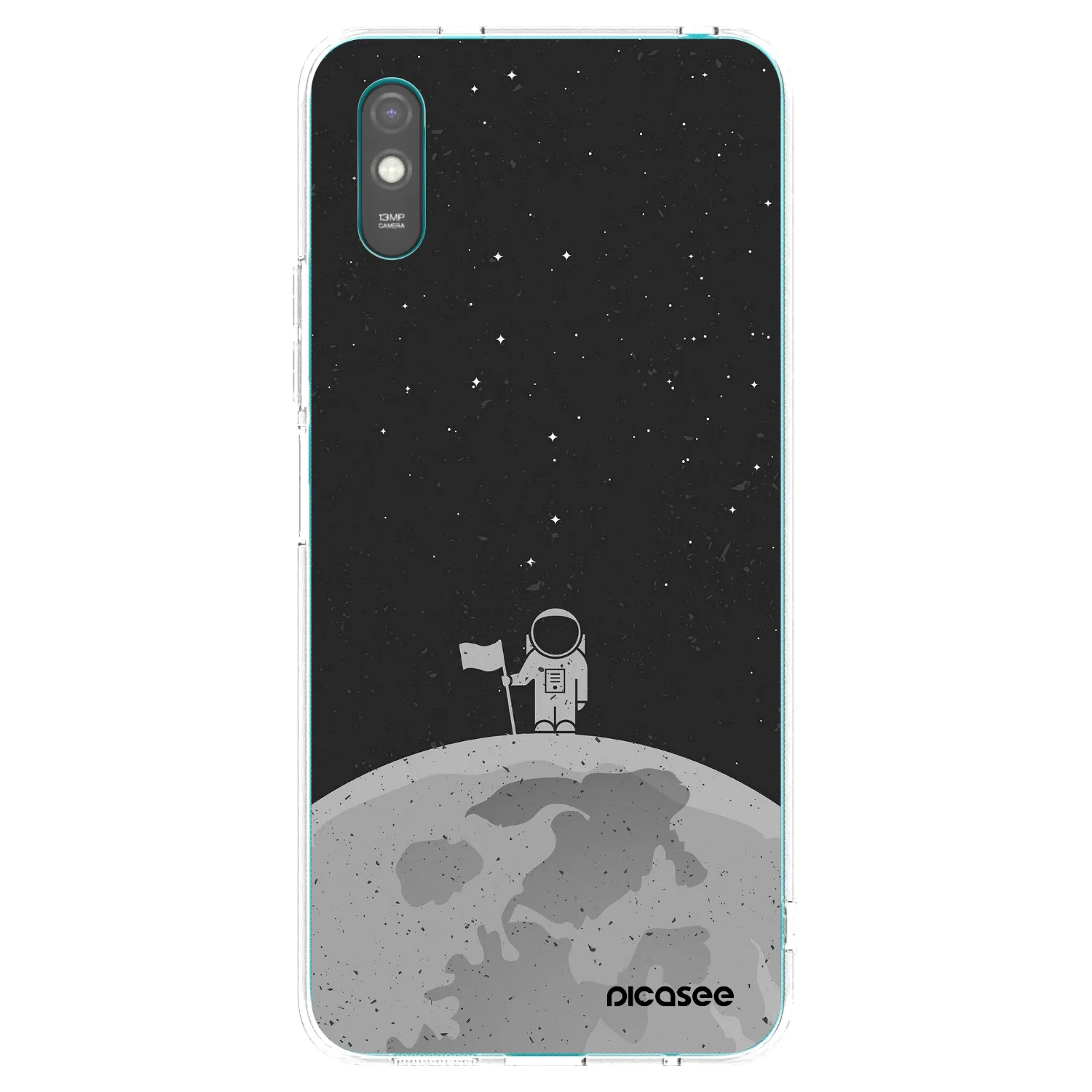 Picasee silikonski prozorni ovitek za Xiaomi Redmi 9A - Astronaut