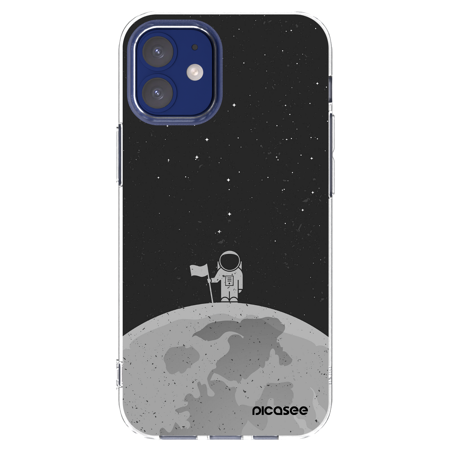 Picasee silikonski prozorni ovitek za Apple iPhone 12 mini - Astronaut