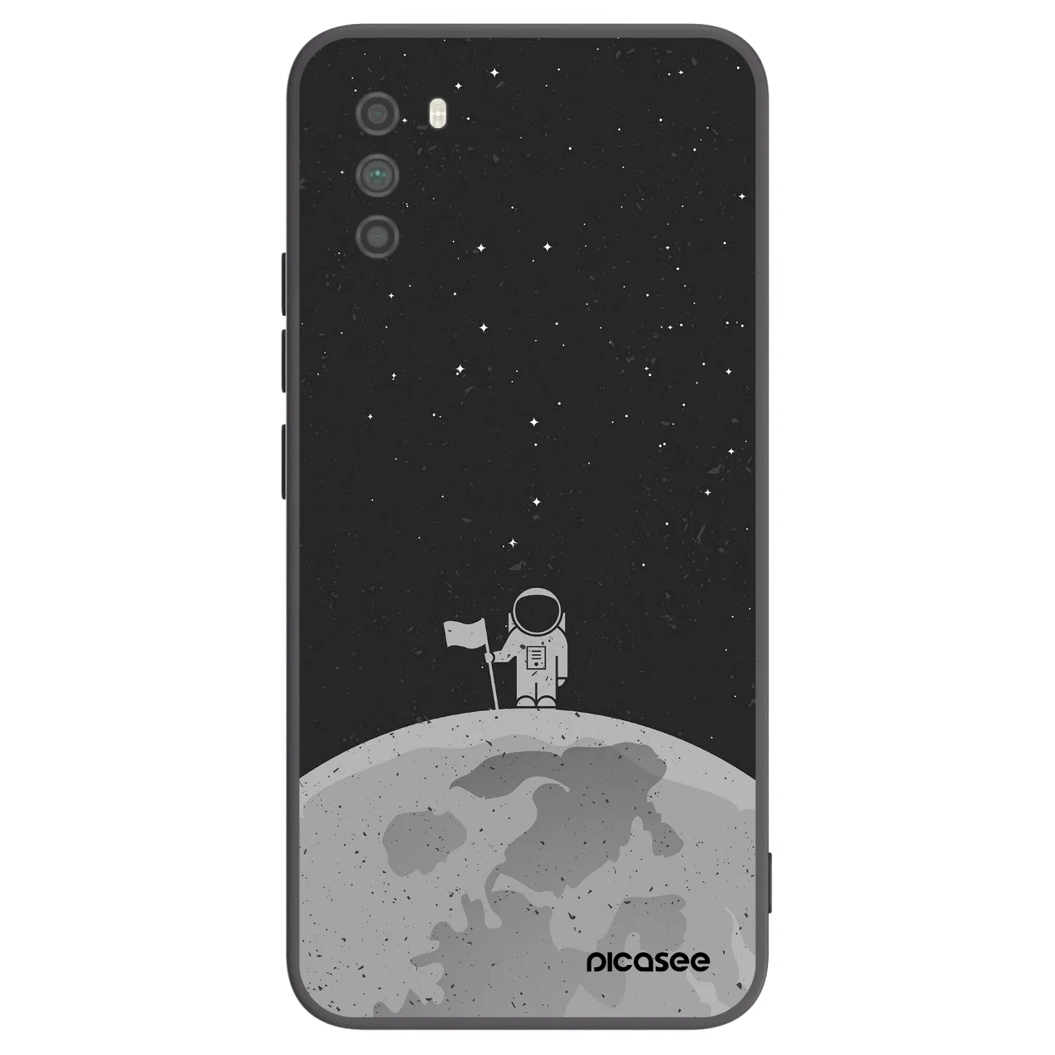Picasee silikonski črni ovitek za Xiaomi Poco M3 - Astronaut