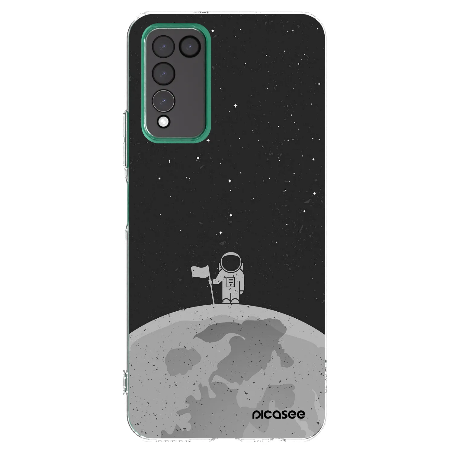 Picasee silikonski prozorni ovitek za Honor 10X Lite - Astronaut