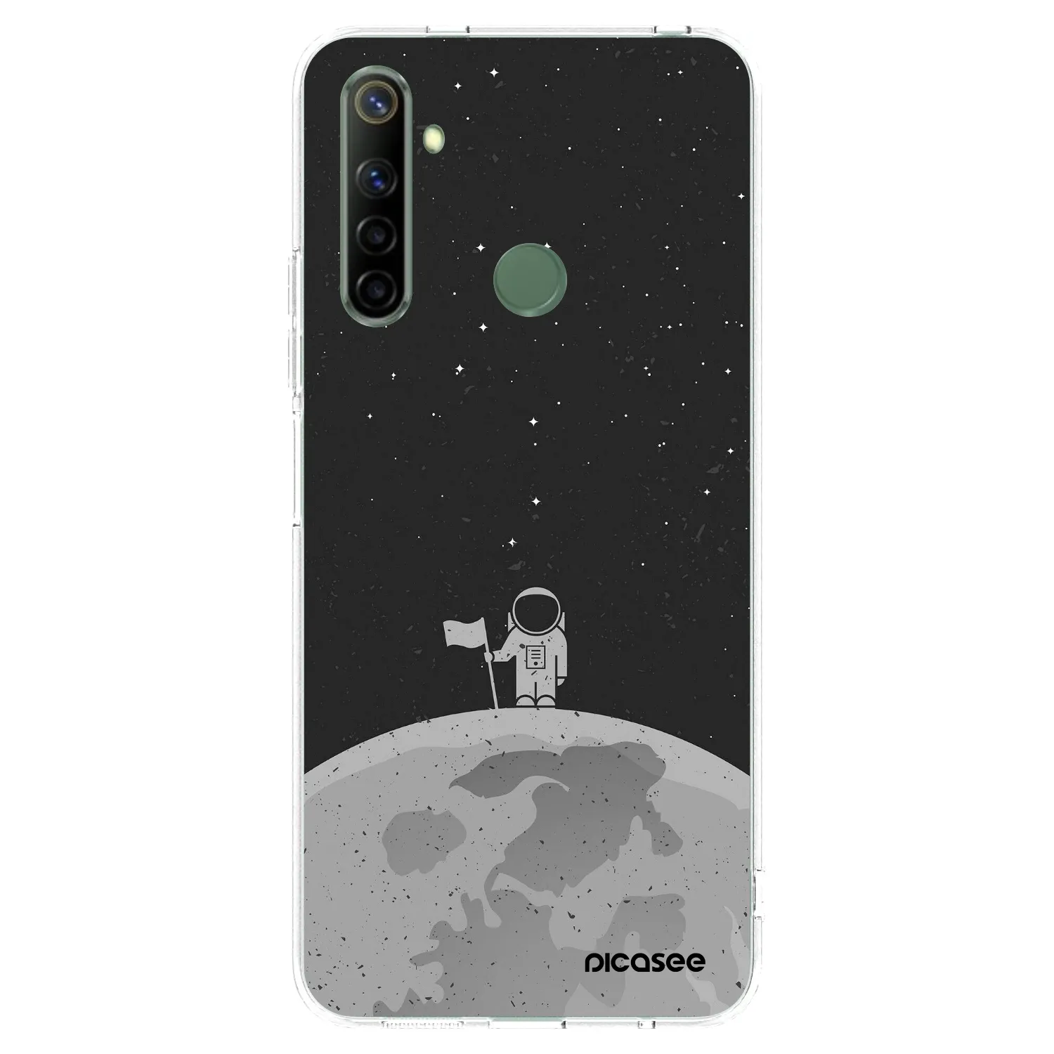 Picasee silikonski prozorni ovitek za Realme 6i - Astronaut