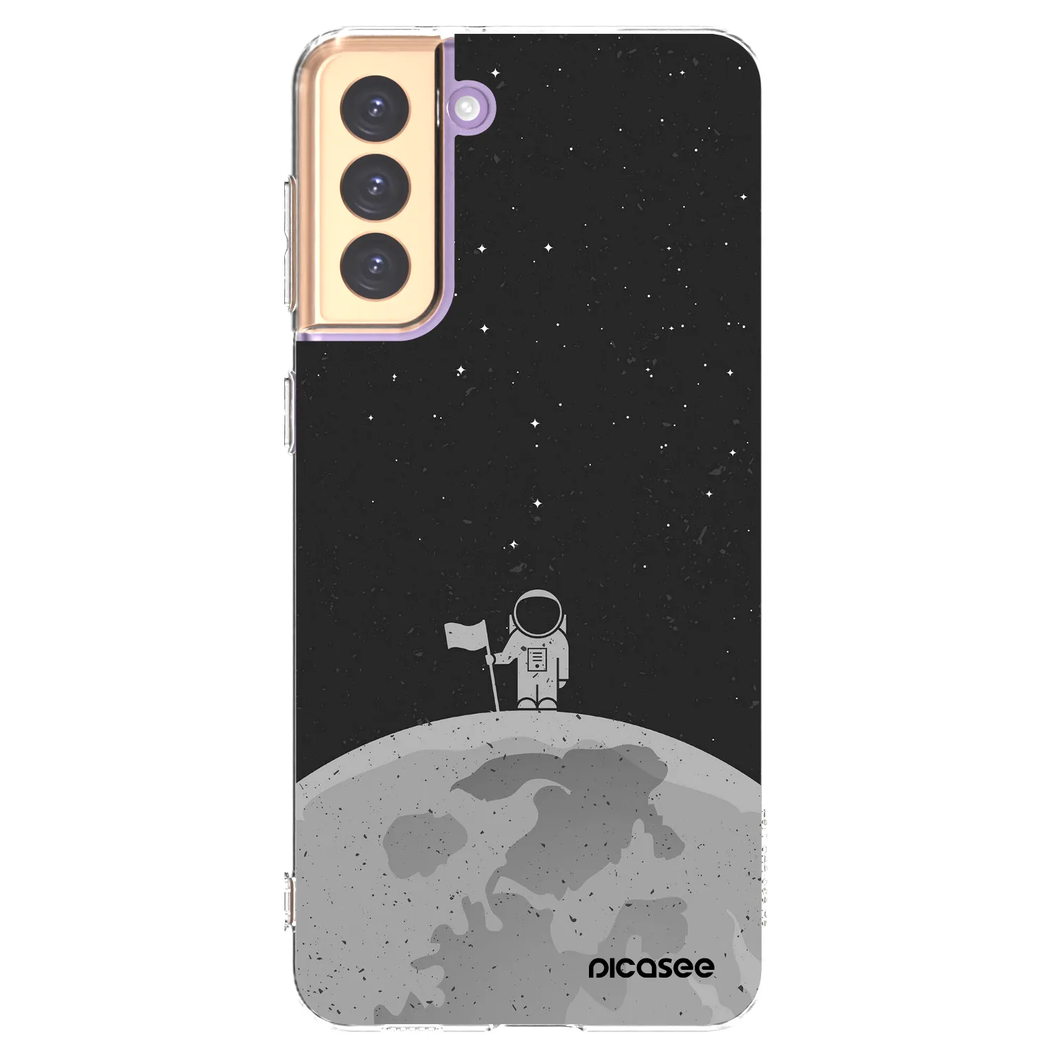 Picasee silikonski prozorni ovitek za Samsung Galaxy S21+ 5G G996F - Astronaut
