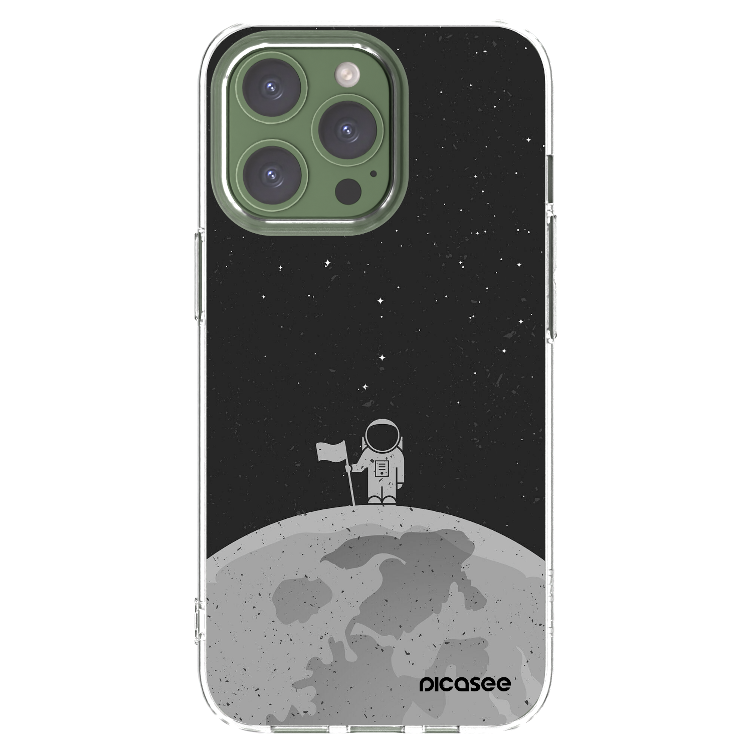 Picasee silikonski prozorni ovitek za Apple iPhone 13 Pro - Astronaut