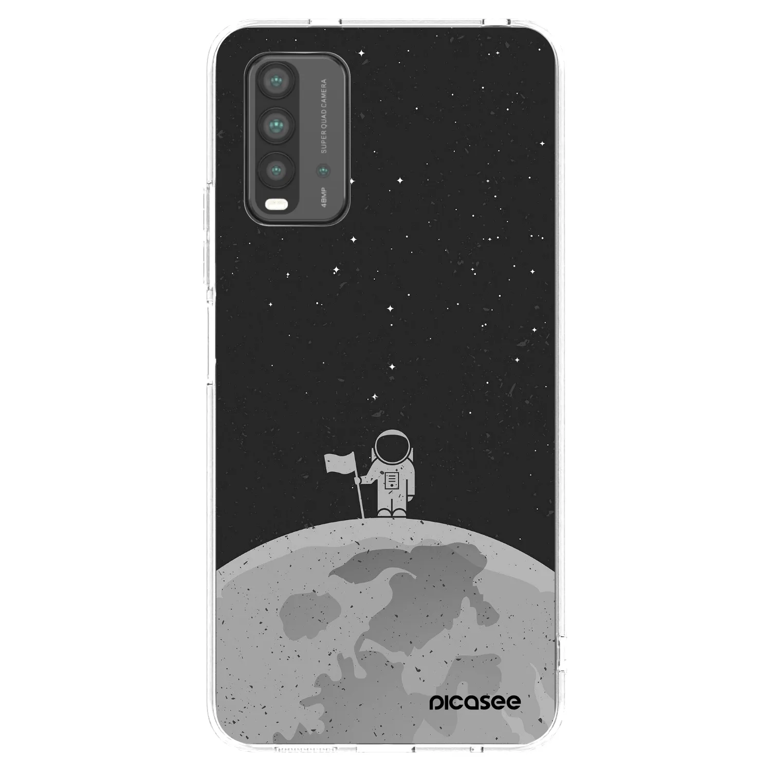 Picasee silikonski prozorni ovitek za Xiaomi Redmi 9T - Astronaut