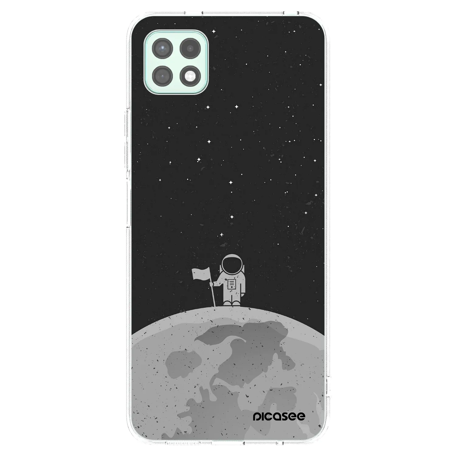 Picasee silikonski prozorni ovitek za Samsung Galaxy A22 A226B 5G - Astronaut