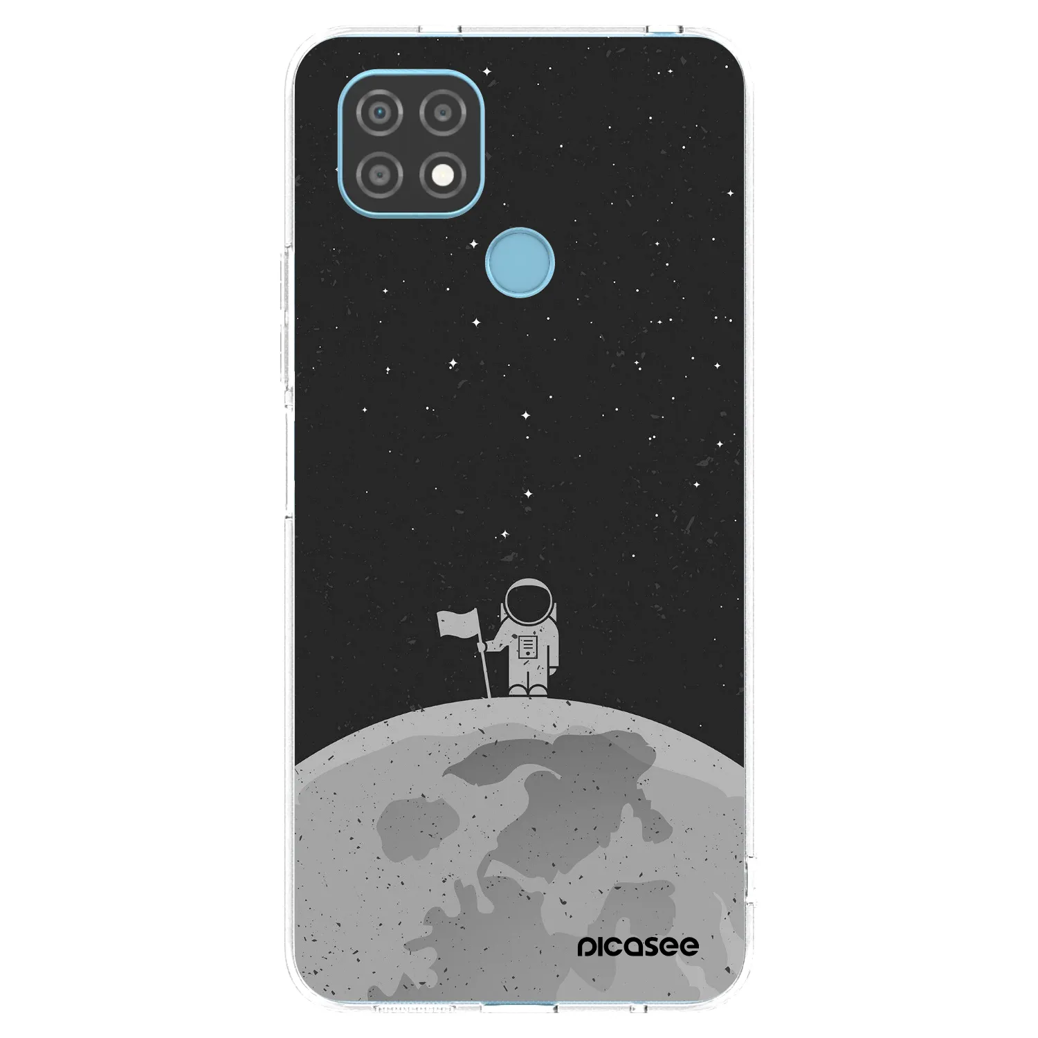 Picasee silikonski prozorni ovitek za Realme C21 - Astronaut