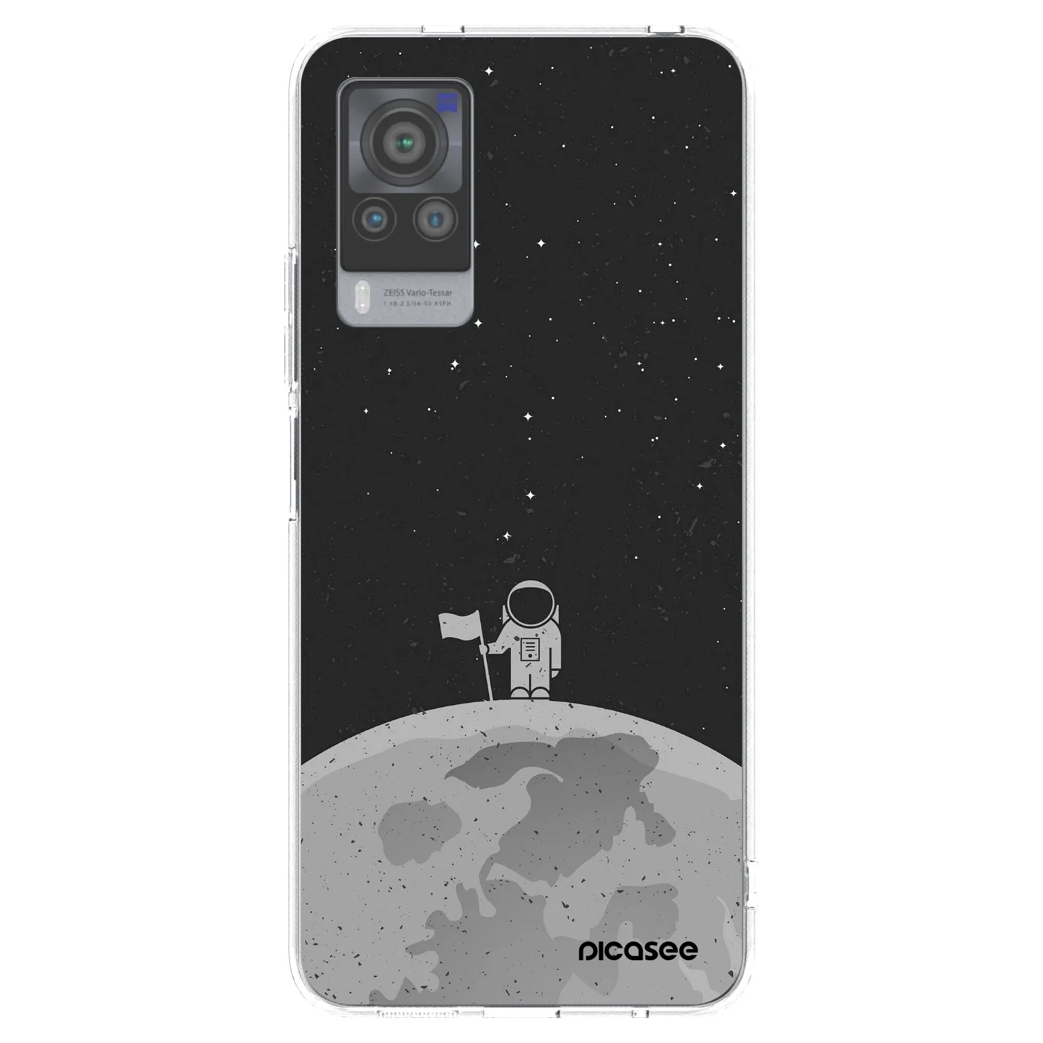 Picasee silikonski prozorni ovitek za Vivo X60 Pro 5G - Astronaut